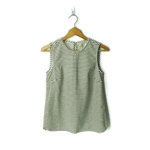 J. CREW Factory Striped Corded Shell Tank Top
